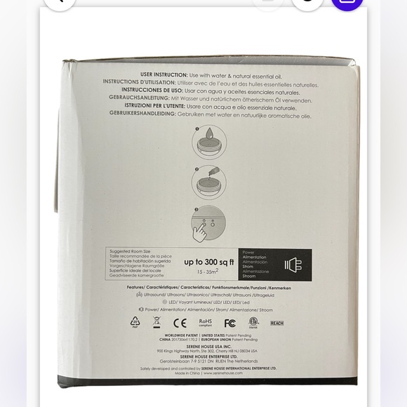 SERENE HOUSE Ultrasonic Cool Mist Macaron Aromatherapy Diffuser - Picture 6 of 6